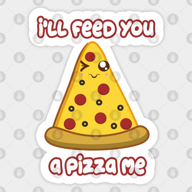 Eat Me Pizza Sticker by rachybattlebot